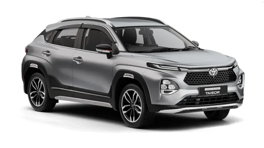 Toyota Urban Cruiser Taisor Enticing silver